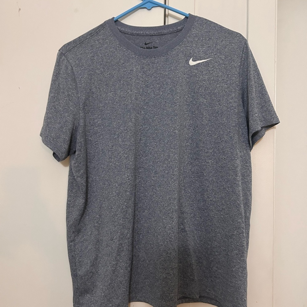 Nike tee Dri-Fit Men's Blue/gray T-Shirt short sleeve XL